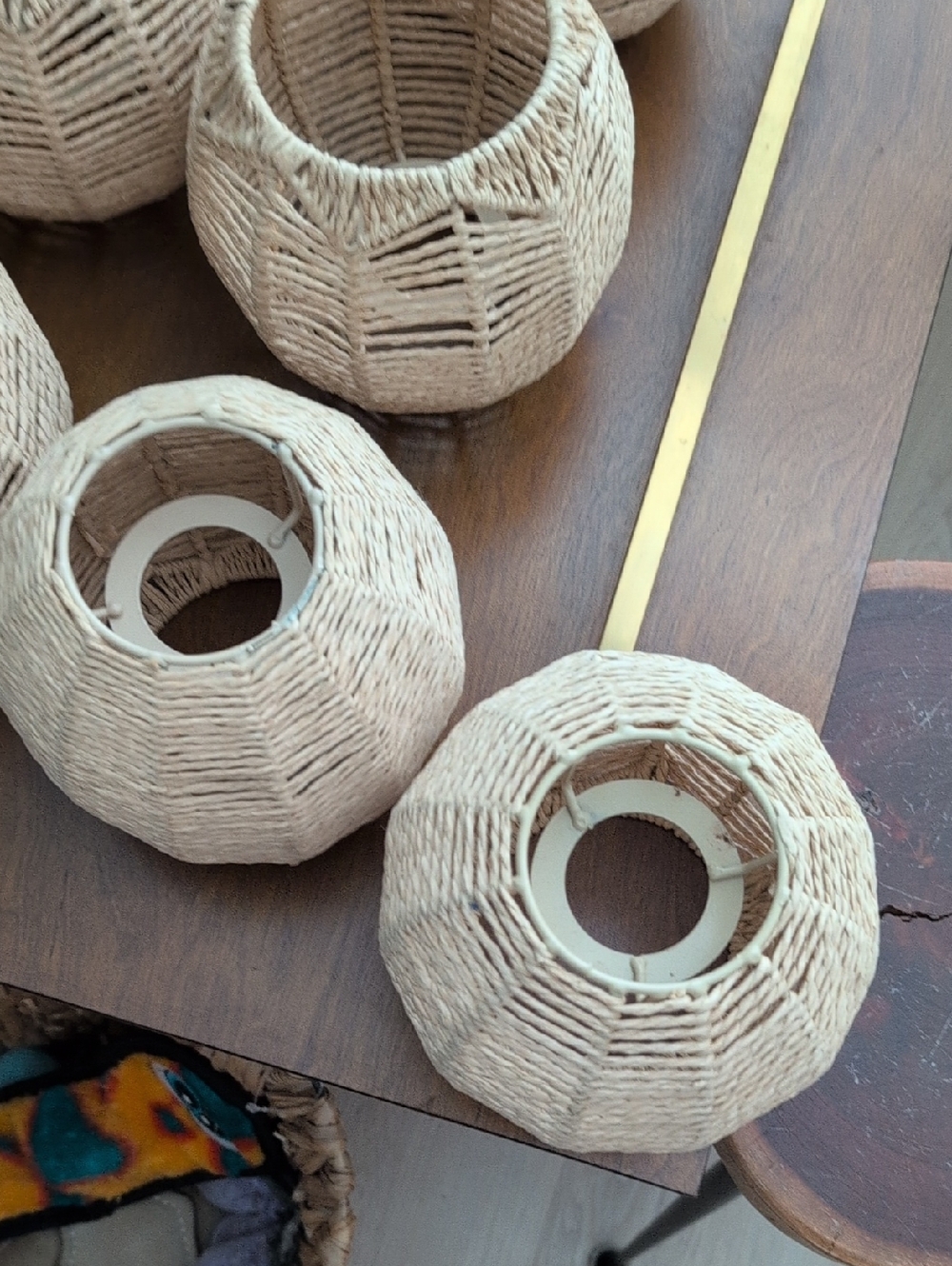 Natural Woven Pendant Shade - Cream Home Accent